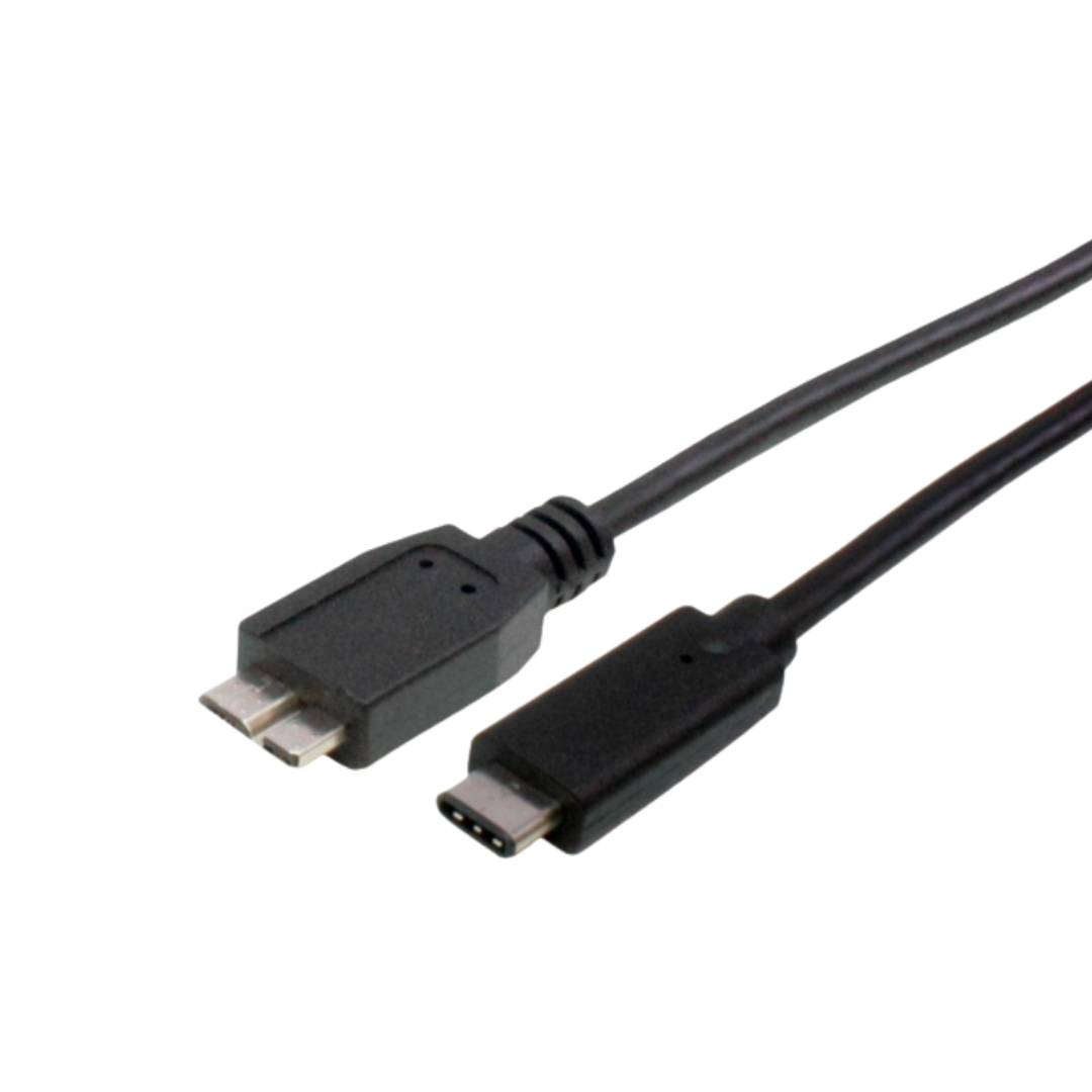 Cabo USB-C 3.1 macho para Micro-USB 3.0 de 1 m.