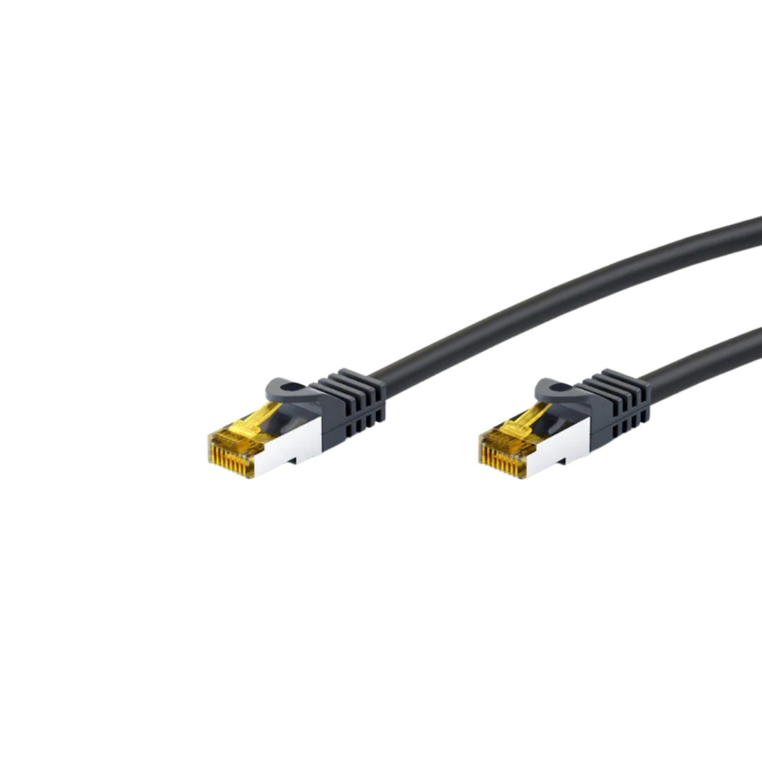 S/ftp Cat7 LSZH Black Connection Cable - Various Lengths – TiendaCables