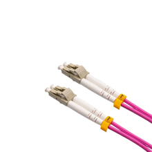 Cabo de fibra ótica multimodo duplex OM4 LC/UPC - Disponível em vários comprimentos 