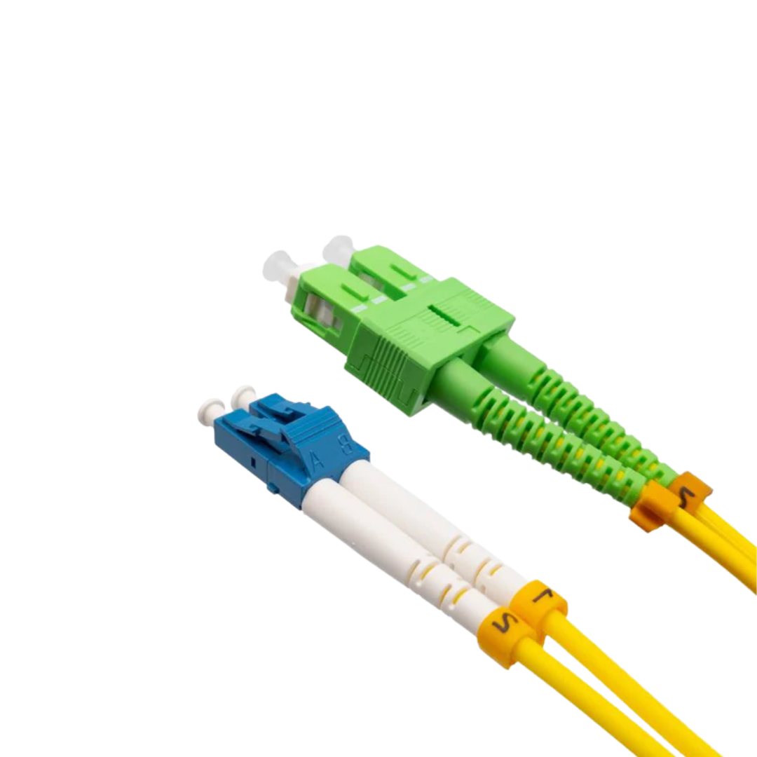 Cable de Fibra Óptica Lc/upc a Sc/apc Monomodo Duplex OS2 - De distintas medidas