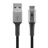 Cable USB C de Carga y Sincronización Tela 1m