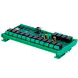 Módulo de adquisición y control de datos | 16 entradas digit. / 16 salidas de relé (NA/NC) | Protocolos: Modbus/TCP, TCP/IP, UDP, HTTP,...  | Servidor web integrado | 1 puerto Ethernet 10/100 Base-TX, 1 puerto WiFi | Montaje en carril DIN