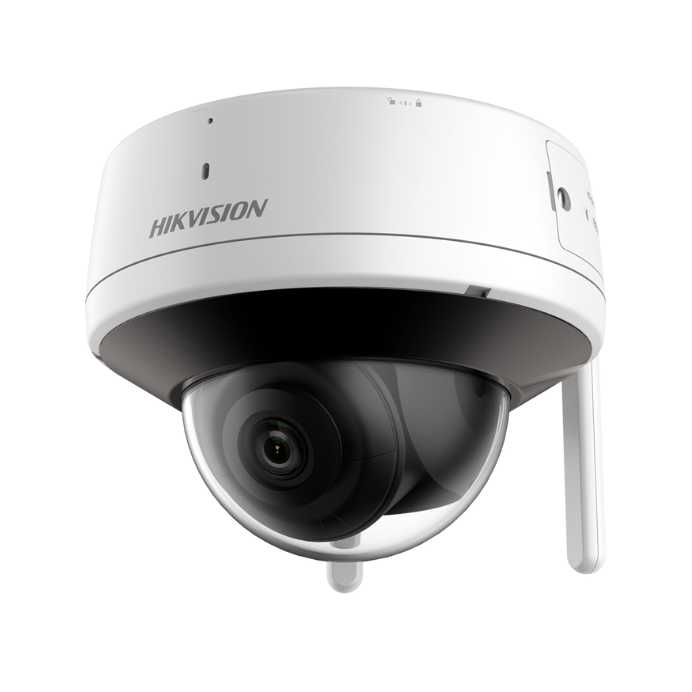 Câmara IP Dome Hikvision, Alcance Wi-Fi, Resolução de 2 Megapixels (1920x1080), Lente de 2,8 mm, Wi-Fi IEEE802.11b/g/n, Alcance IR de 30 m 