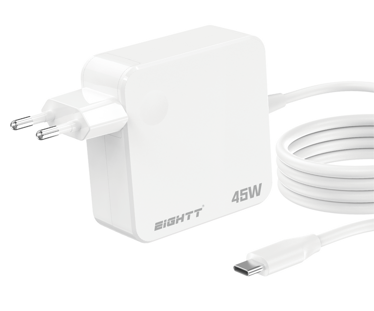 Cargador USB Tipo-c 45W Para Smartphones, Tablets y Portátiles