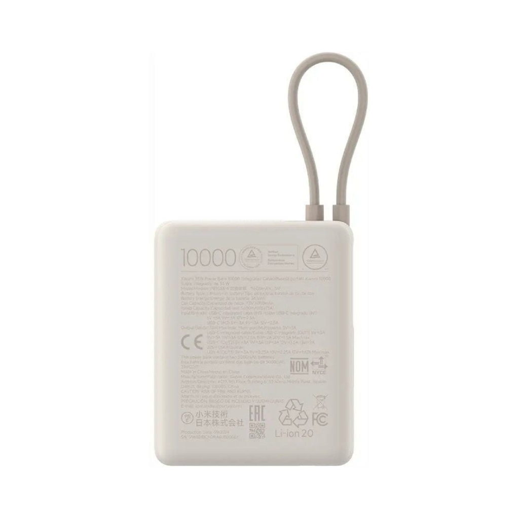 Bateria externa Xiaomi de 10000 mAh e 33 W 