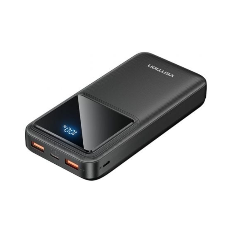 Powerbank 20000mAh Vention FHLB0/ 22.5W/ Black