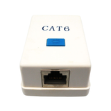 CAT6 CAJA SUPERFICIE SEMI BLINDADA DE 1 SALIDA, RJ45