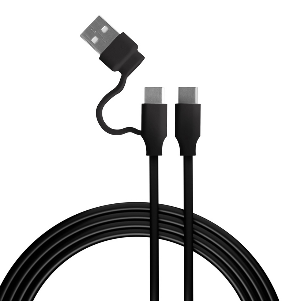 Cabo USB-C para USB-C Play&amp;Charge de 3 metros e 60 W