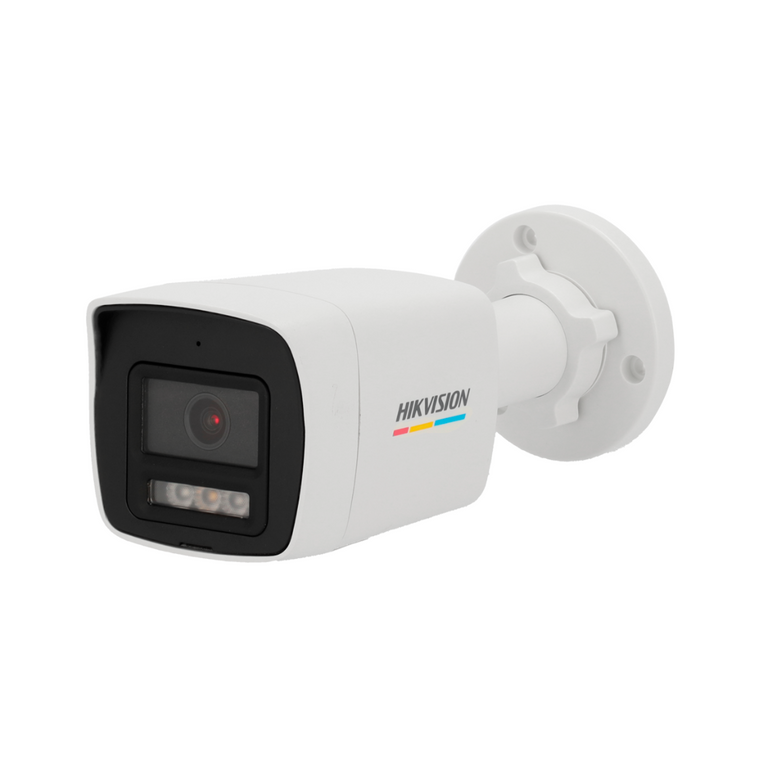Cámara Bullet IP Hikvision Gama Value 2 MP | Lente 2.8 mm IR 30 m | DWDR | Micrófono integrado PoE