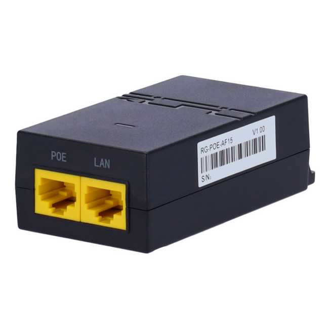IEEE802.3af PoE Injector, 15.4W Power 