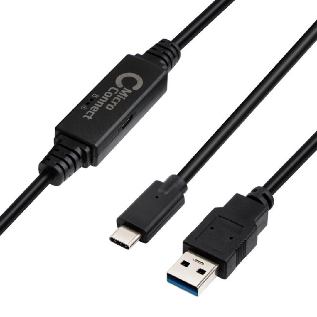 Cable USB3.0 A a USB-C Gen1 - Cable de 5 m, 5 Gbit/s