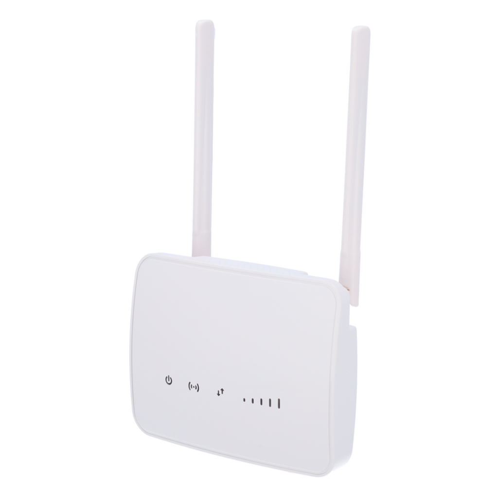 Router Safire 4G com velocidade de download de 150 Mbps e upload de 50 Mbps. 