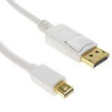 Cable Minidisplayport a Displayport de 5 m BLANCO
