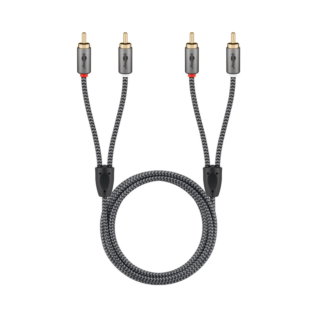 Cabo RCA estéreo de 0,5 m