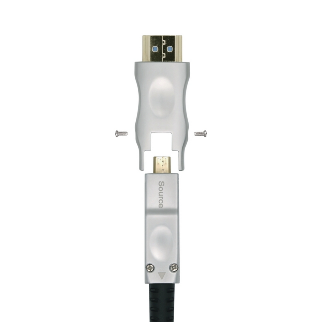 AOC HDMI V2.0 Cable (Active Optical Cable) Detachable Premium High Speed ​​/ HEC 4k@60hz 4:4:4 18gbps, A/md/a/m, Black, 20M