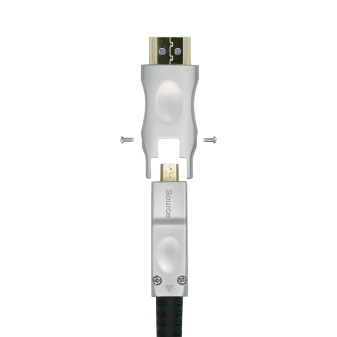 Cable Hdmi V2.0 Aoc (Active Optical Cable) Desmontable Premium Alta Velocidad / Hec 4k@60hz 4:4:4 18gbps, A/m-d/a/m, Negro, 20M