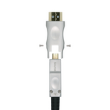 Cable Hdmi V2.0 Aoc (Active Optical Cable) Desmontable Premium Alta Velocidad / Hec 4k@60hz 4:4:4 18gbps, A/m-d/a/m, Negro, 20M