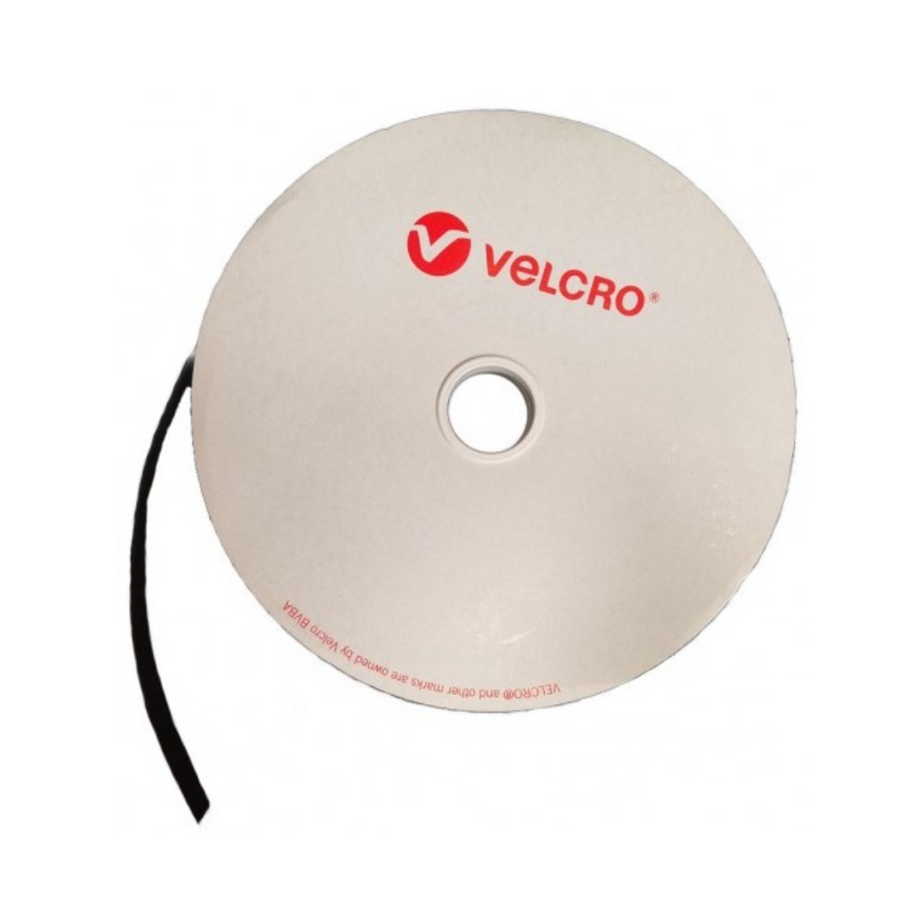 ROLLO 25 METROS DE VELCRO NEGRO