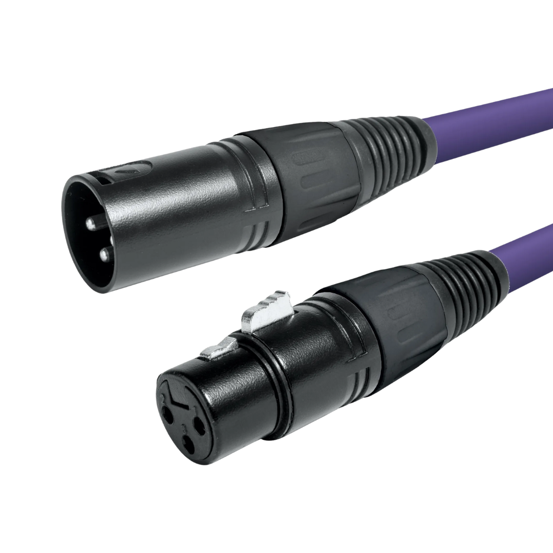 CABLE DMX XLR 3P M - XLR 3P H, 3m