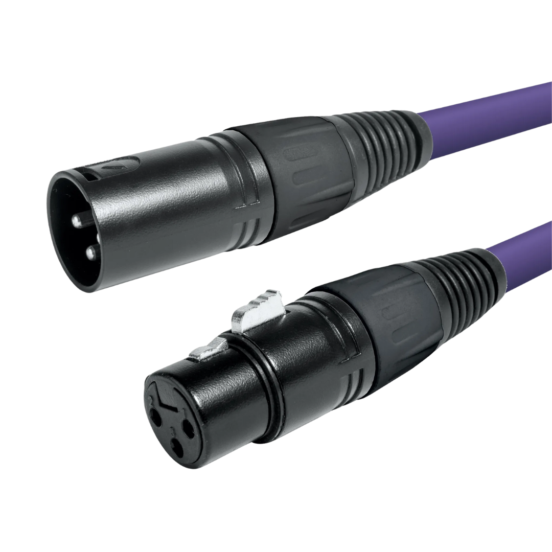 CABLE DMX XLR 3P M - XLR 3P H, 10m