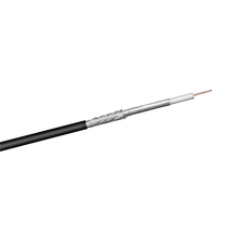 Enrolador de cabo coaxial para satélite de 100 dB para utilização no exterior, dupla blindagem, CCS - 100 m