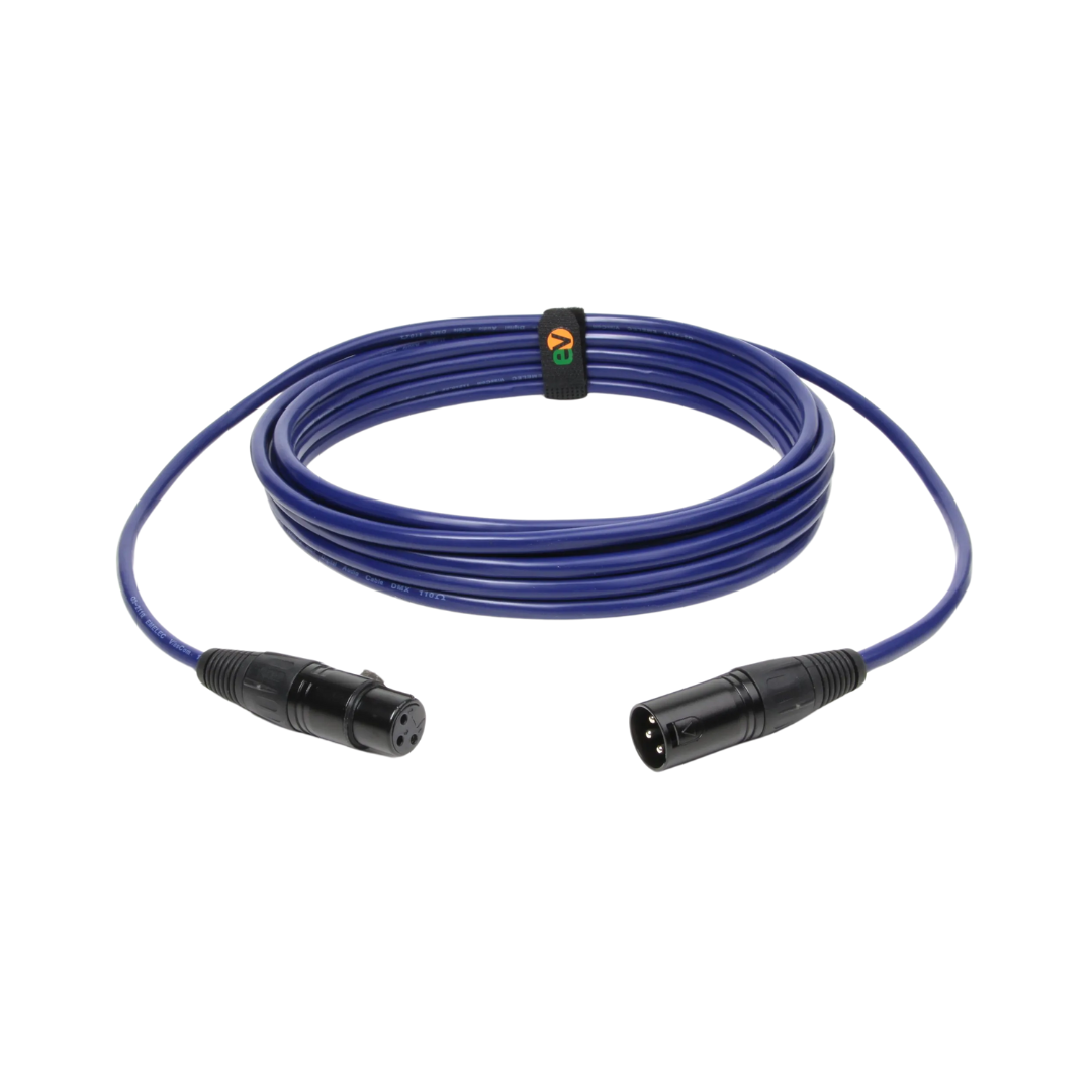 CABLE DMX XLR 3P M - XLR 3P H, 10m