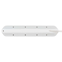 6-contact angled power strip