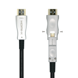 Cable Hdmi V2.0 Aoc (Active Optical Cable) Desmontable Premium Alta Velocidad / Hec 4k@60hz 4:4:4 18gbps, A/m-d/a/m, Negro, 20M