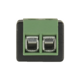 Safire - Conector DC Hembra Salida +/ de 2 Terminales 38 mm