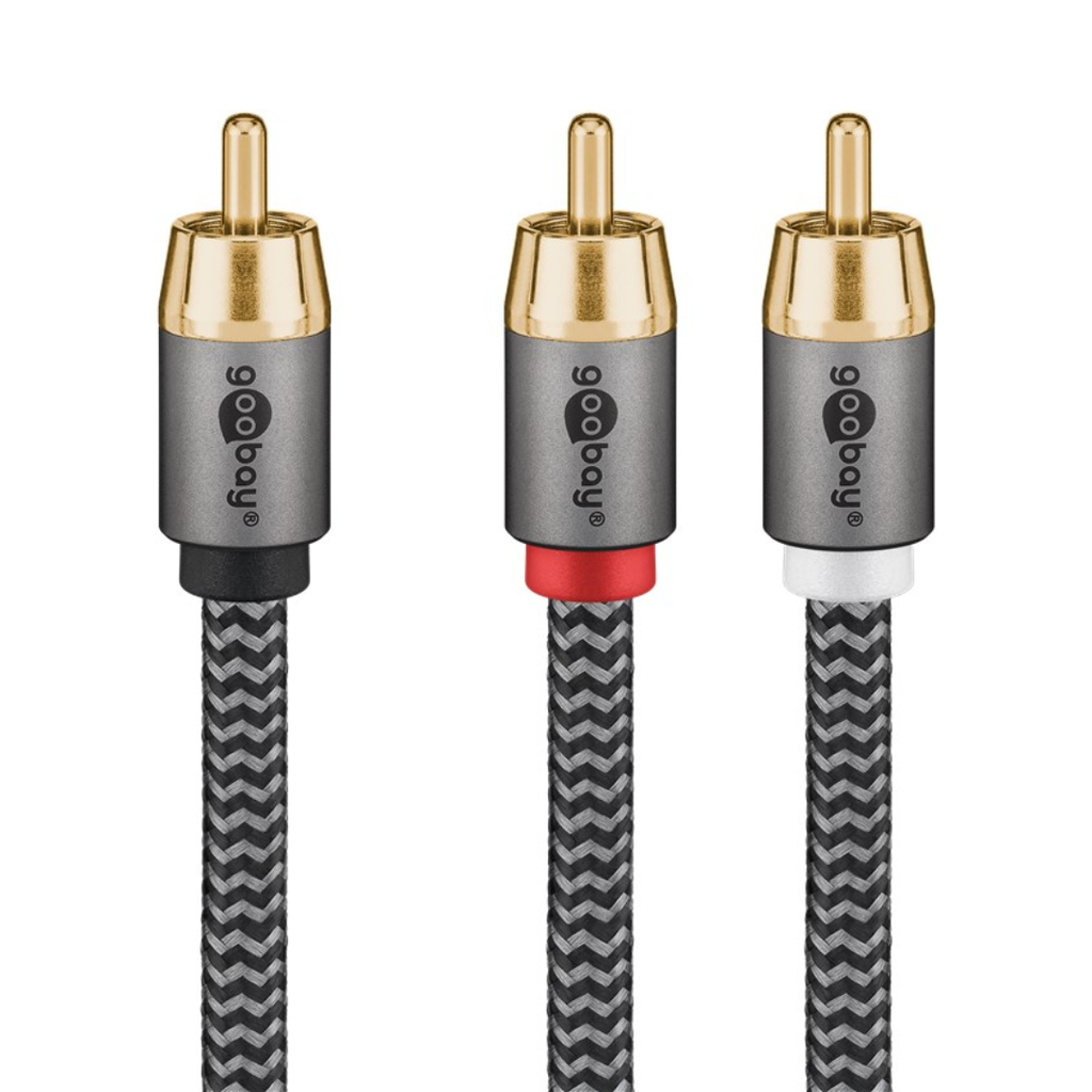 Cable RCA en Y, 2 metros