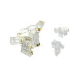 Conector Rj45 Macho CAT 6A UTP con Guía 10u. Conectores