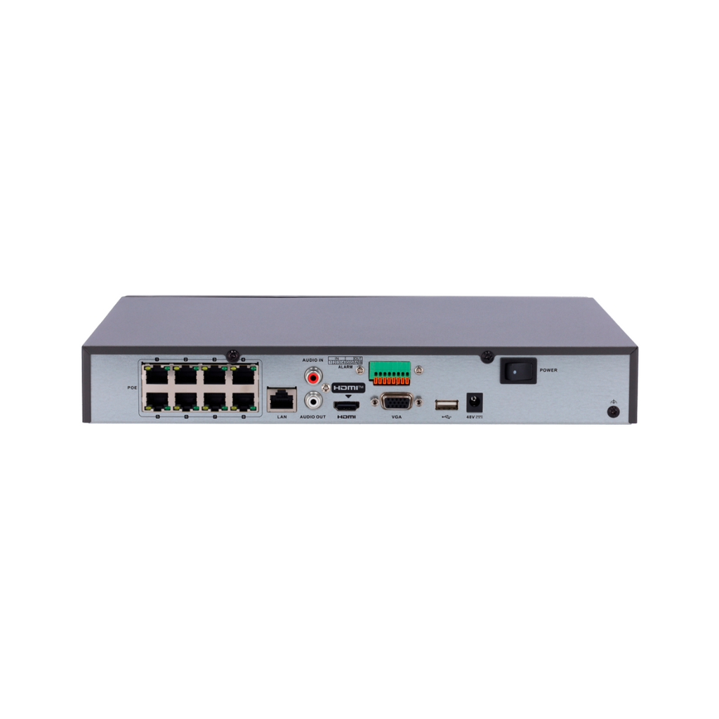 Hikvision PRO Series Recorder - 8 CH IP NVR PoE 75W up to 8Mpx 