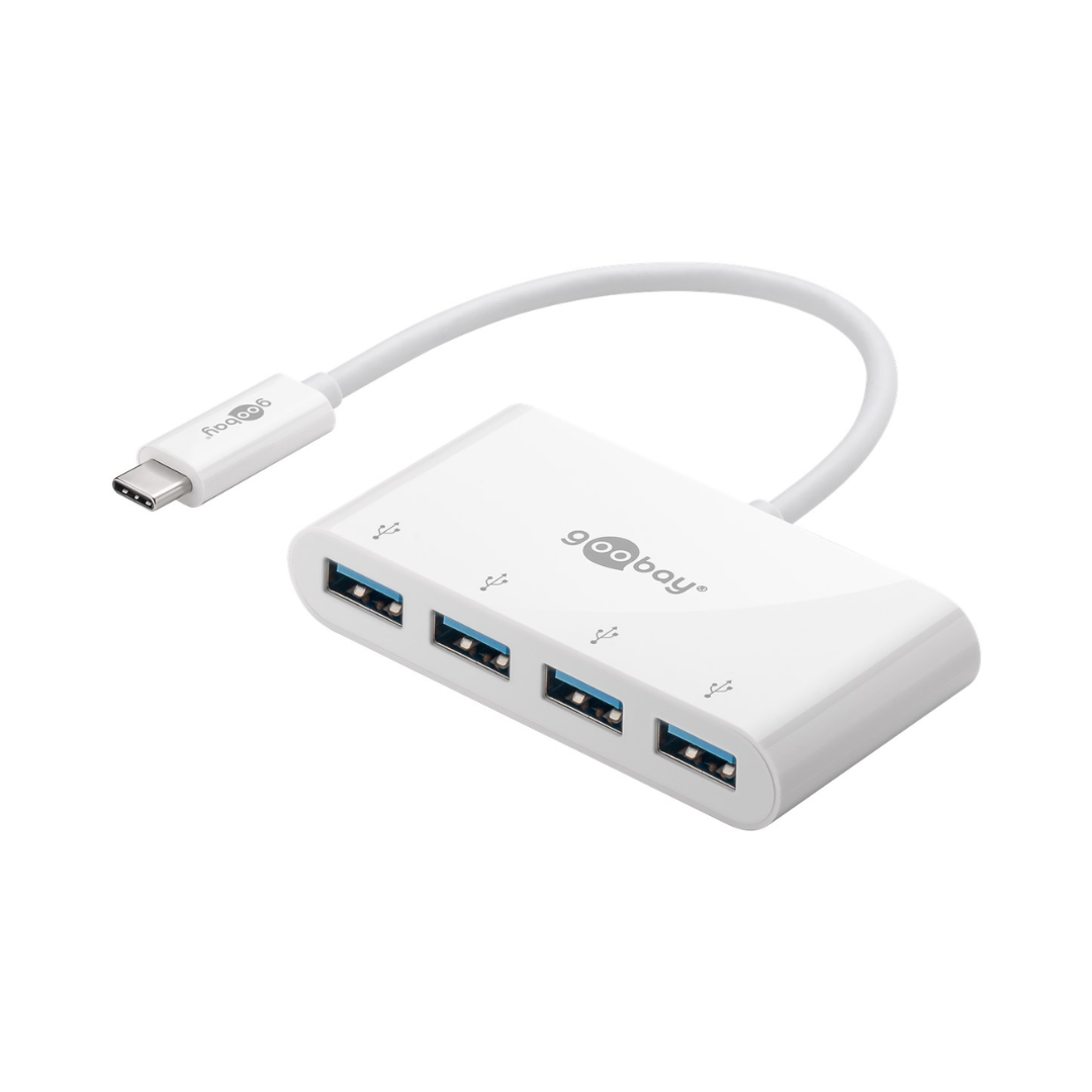 Hub Usb C a 4 Puertos 3.0 Hembra 3.1 Tipo