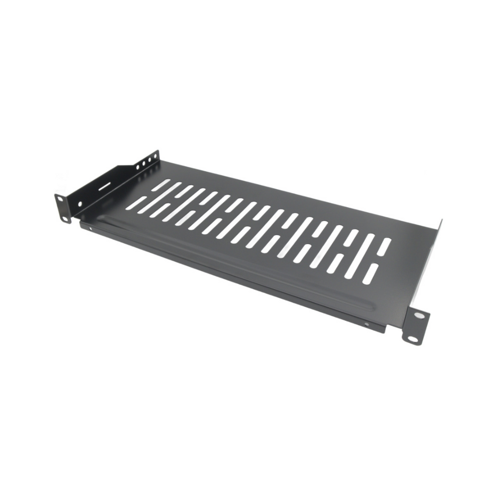 Bandeja fixa para bastidor de 19" com montagem frontal de 200 mm