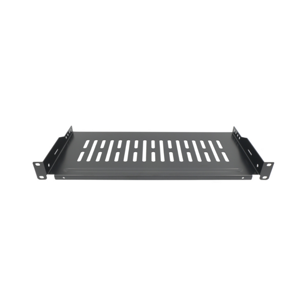 Bandeja fixa para bastidor de 19" com montagem frontal de 200 mm