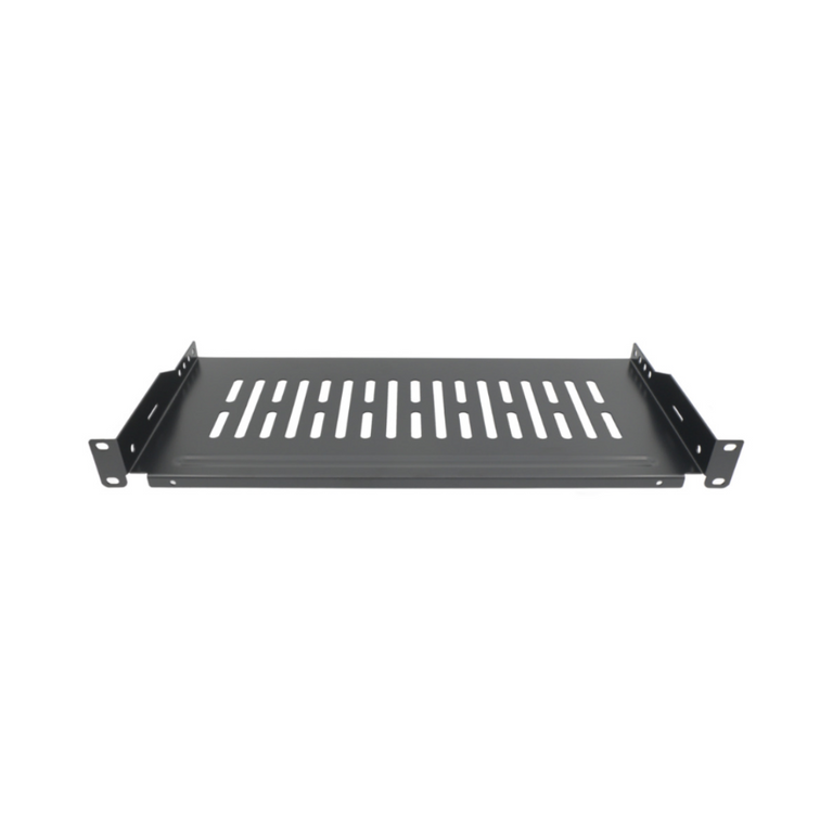 Bandeja fixa para bastidor de 19" com montagem frontal de 200 mm