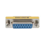 Adaptador Serie D-sub de 15 Pines Hembra - Metálico