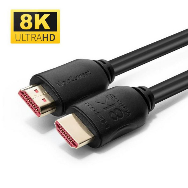 Cabo HDMI 2.1 8K60Hz 7,5m 48Gbit HDCP 2.2 Preto