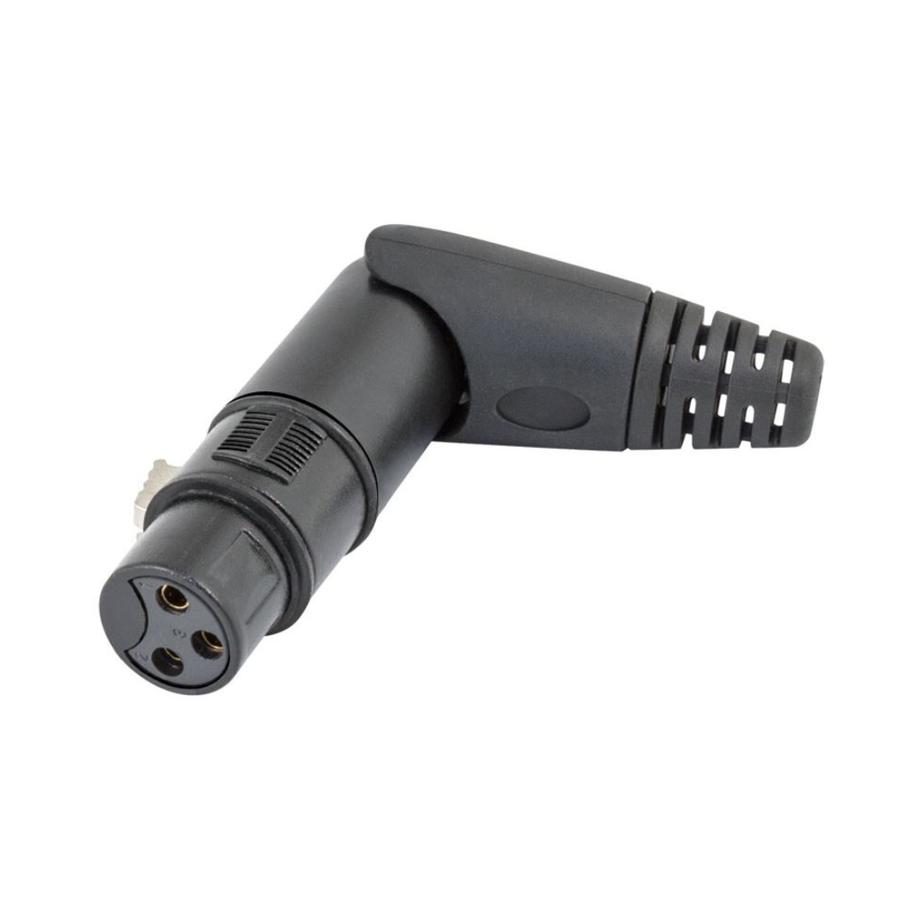 Conector Canon-XLR H aéreo 3 pin articulado