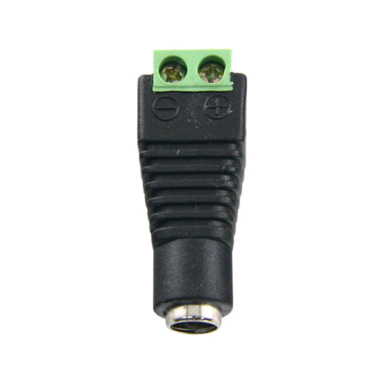Conector DC Macho con Salida +/- de 2 Terminales.