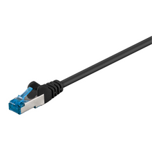 Cabo de rede CAT 6A, S/FTP (PiMF), preto, 10 m