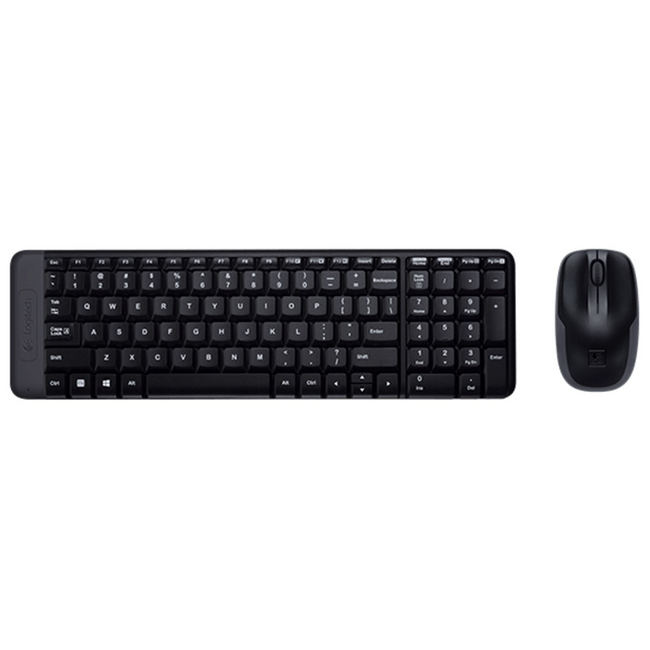 TECLADO ISO ES + MOUSE LOGITECH MK220 OPTICO WIRELESS