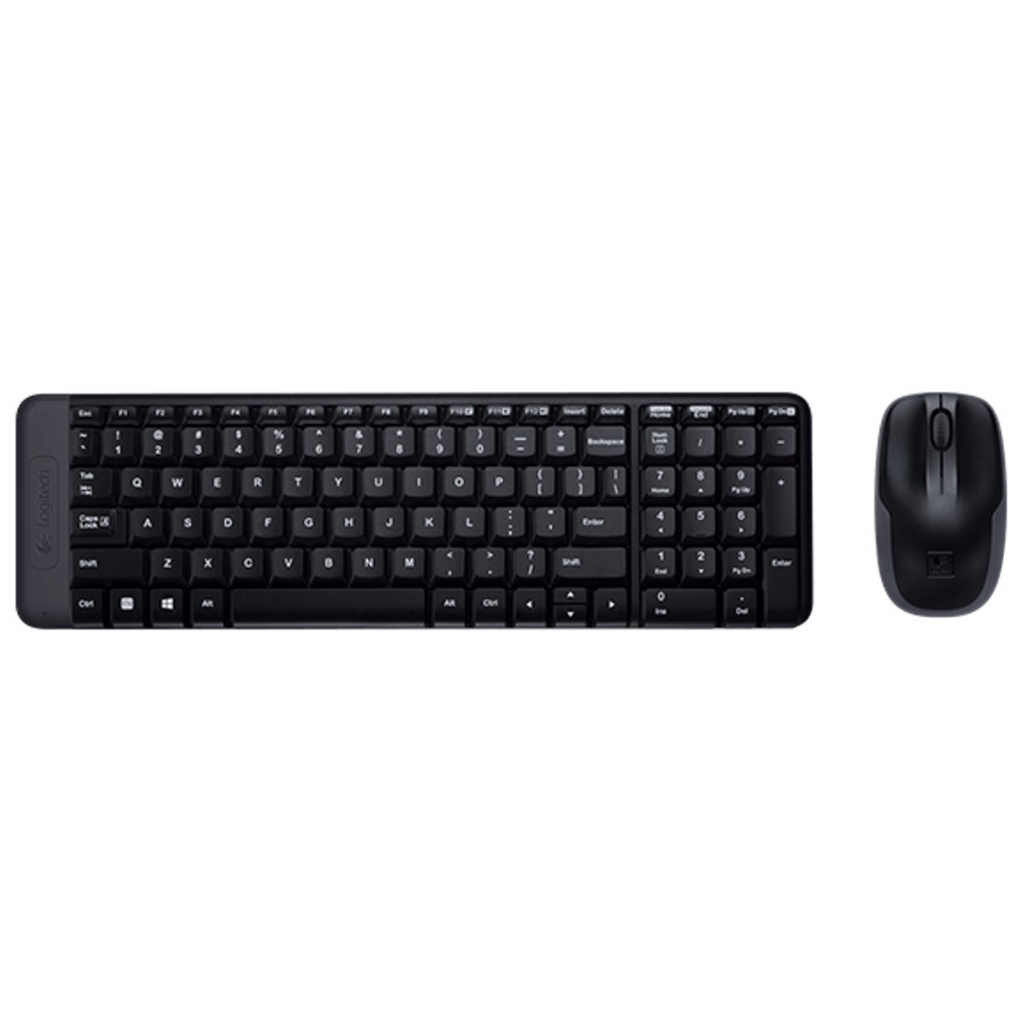 Teclado ISO ES + Rato Óptico Sem Fios Logitech MK220