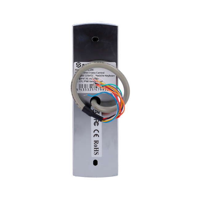 Teclado de control de acceso Safire SF-AC106, vista lateral