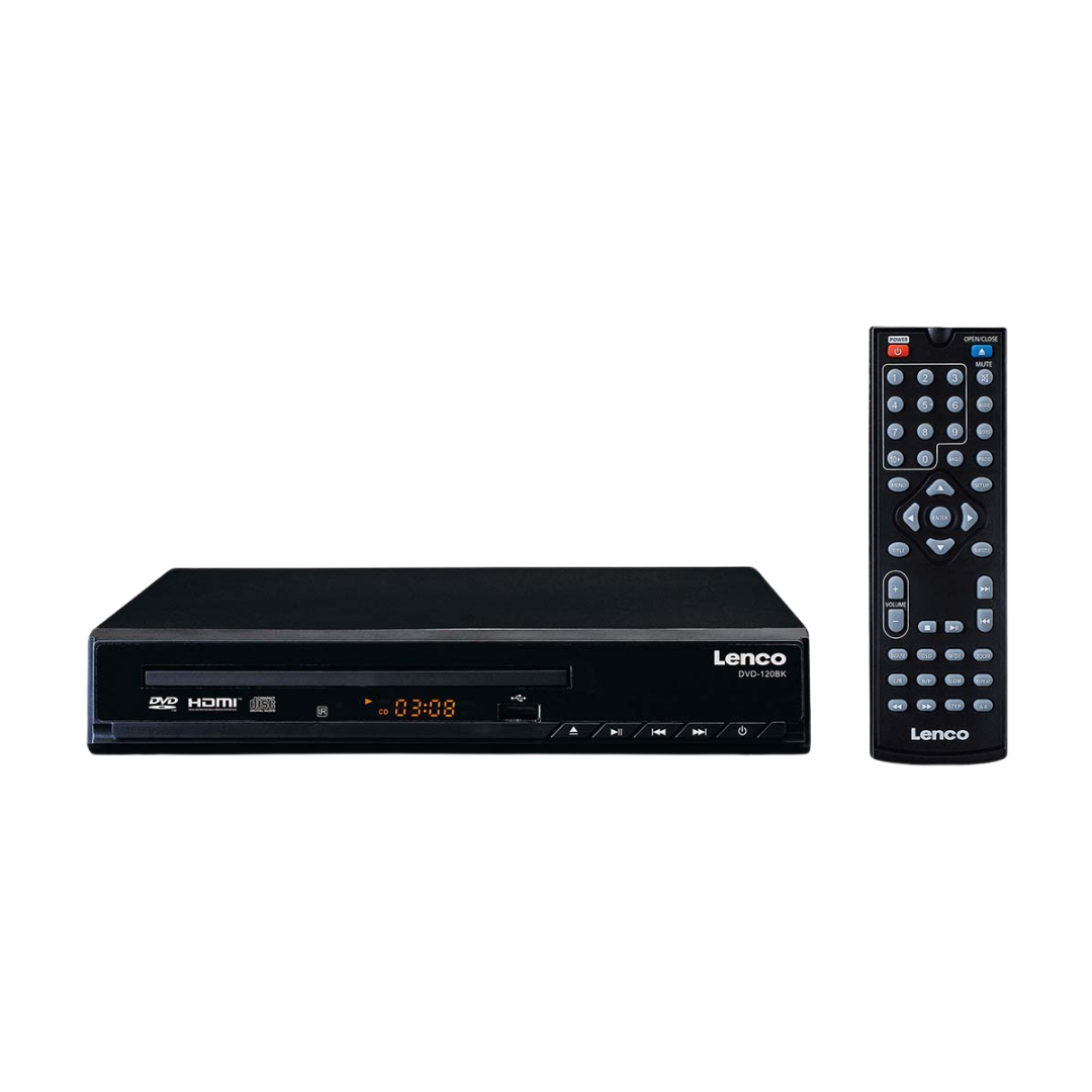 Reproductor de DVD con HDMI y mando a distancia Negro