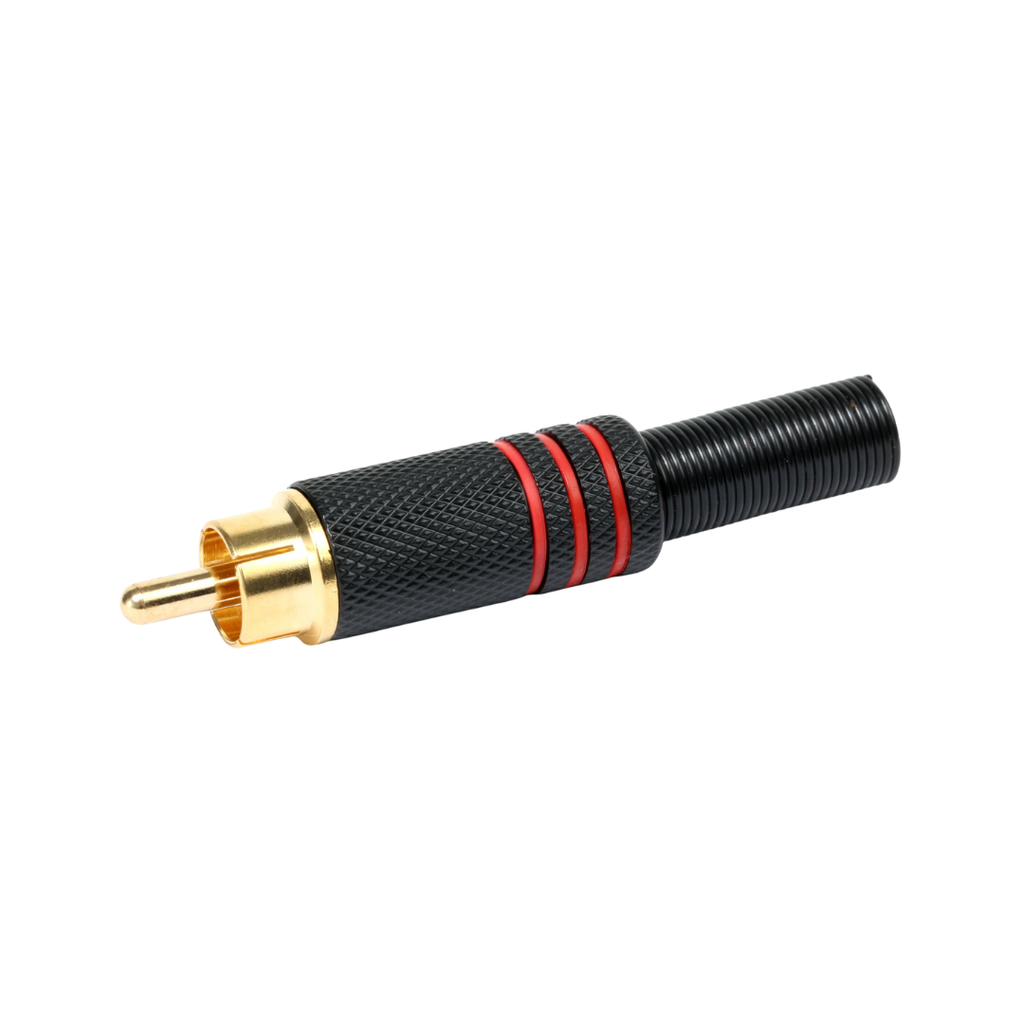 Conector RCA macho para soldadura
