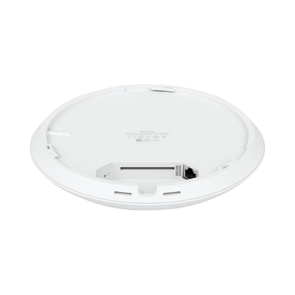 Punto de acceso WiFi 7 con tres radios compatible con 6 GHz. 140 m  de cobertura. Soporta más de 300 dispositivos. Alimentado po