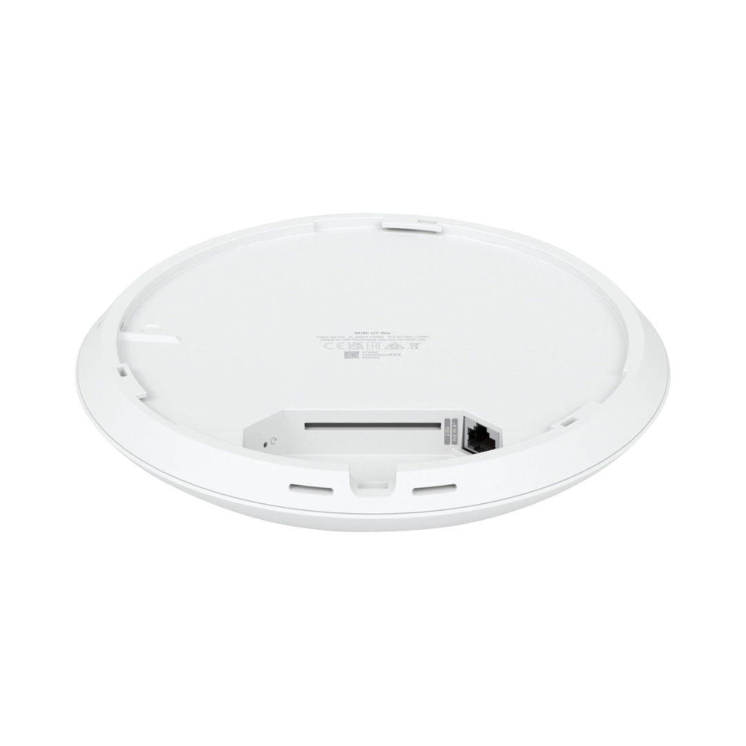 Punto de acceso WiFi 7 con tres radios compatible con 6 GHz. 140 m  de cobertura. Soporta más de 300 dispositivos. Alimentado po