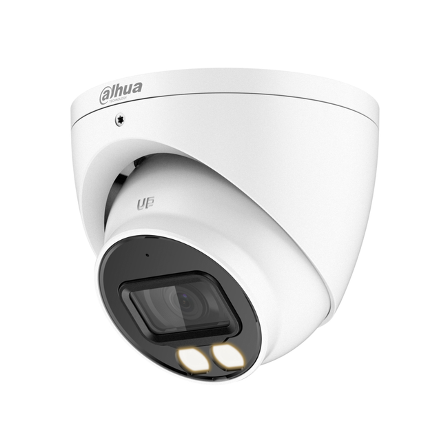 HDCVI 4IN1 Dome 2M 1080P Dual Lighting LED40m/IR40m - 2.8mm IP67 MIC