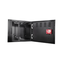 Caja metálica para DVR 6U LOCKBOX-6U-SL, vista con la puerta abierta
